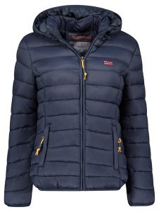 Geographical Norway Kurtka pikowana "Atikolor" w kolorze granatowym rozmiar: onesize. Niebieskie kurtki Geographical Norway, bez wzorów, bez kaptura. Za 149,31 zł.