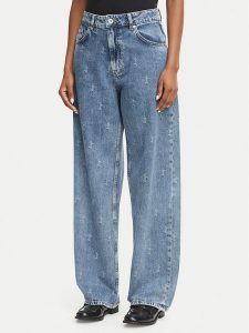 HUGO Jeansy 50567343 Niebieski Straight Leg. Niebieskie jeansy Hugo, bez wzorów, z bawełny. Za 509,99 zł.