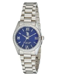 U.S. Polo Assn. Zegarek kwarcowy w kolorze srebrno-niebieskim rozmiar: onesize. Szare, analogowe zegarki U.S. Polo Assn. Za 241,95 zł.