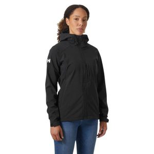 Kurtka softshell damska Helly Hansen W Paramount Hood Softshell Jkt. Czarne kurtki Helly Hansen, m, bez wzorów, z softshellu, bez kaptura. Za 550,99 zł.