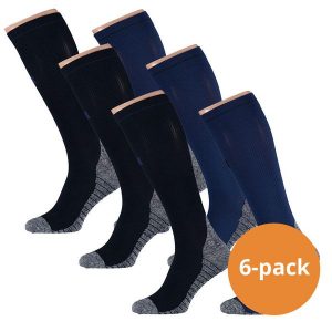 Skarpety kompresyjne do biegania Xtreme, 6 par, Multi Niebieski. Niebieskie skarpetki XTREME SOCKSWEAR, bez wzorów. Za 225,99 zł.