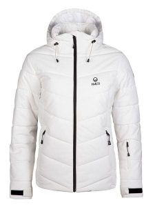 Halti Kurtka narciarska "Mellow" w kolorze białym rozmiar: 40. Białe kurtki sportowe HALTI, bez wzorów, bez kaptura, narciarskie. Za 419,69 zł.
