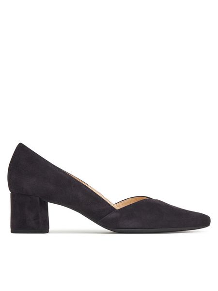 HÖGL Półbuty Boulevard 45 0-174502 Granatowy. Niebieskie czółenka HÖGL, bez wzorów, ze skóry, bez obcasa, na obcasie, bez zapięcia. Za 449,99 zł.