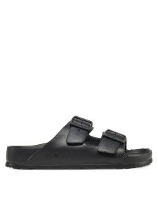 Roxy Klapki Kattie ARJL101228 Czarny. Czarne klapki Roxy, bez wzorów, z syntetyku, bez obcasa. Za 99,99 zł.