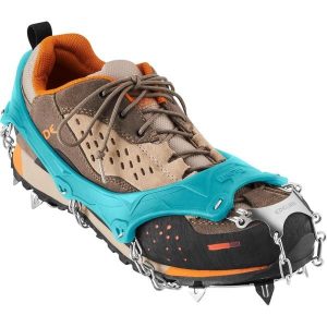 Raczki na buty EDELRID Spiderpick II. Niebieskie buty trekkingowe EDELRID, bez zapięcia. W wyprzedaży za 237,99 zł.
