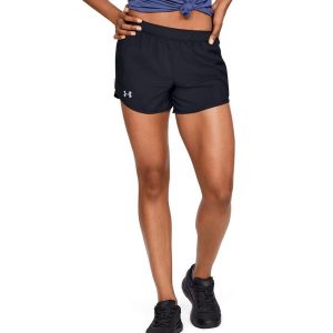 Spodenki krótkie damskie Under Armour Fly By 2.0 Short. Szare szorty Under Armour, bez wzorów, sportowe. Za 79,99 zł.