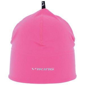 Czapka do biegania Viking Runway Multifunction. Czerwone czapki Viking, bez wzorów, sportowe. Za 49,90 zł.