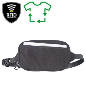 LIFEVENTURE Saszetka RFID TRAVEL BELT POUCH grey. Szare nerki i saszetki Lifeventure, bez wzorów, z materiału. Za 212,00 zł.