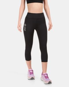 Damska legginsy fitness 3/4 Kilpi AMIRA-W. Czarne legginsy Kilpi, bez wzorów, z nylonu. Za 256,81 zł.