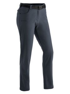 Maier Sports Spodnie softshellowe "Perlit" w kolorze granatowym rozmiar: 48. Niebieskie spodnie dresowe Maier Sports, bez wzorów, z materiału, outdoorowe. Za 319,22 zł.