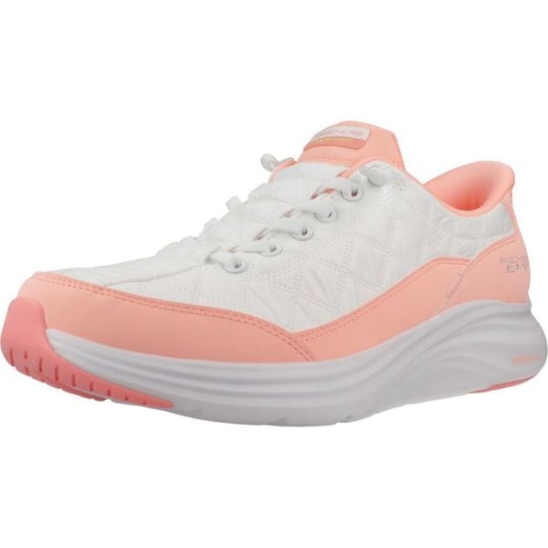 Buty SKECHERS CONTOUR FOAM Biały. Białe buty trekkingowe Skechers, z tkaniny, bez zapięcia. W wyprzedaży za 312,85 zł.
