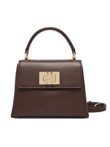 Furla Torebka 1927 Mini Top Handle WB00109 ARE000 4284S Brązowy ciemny. Brązowe kuferki Furla, bez wzorów, ze skóry, bez dodatków. Za 1 779,00 zł.