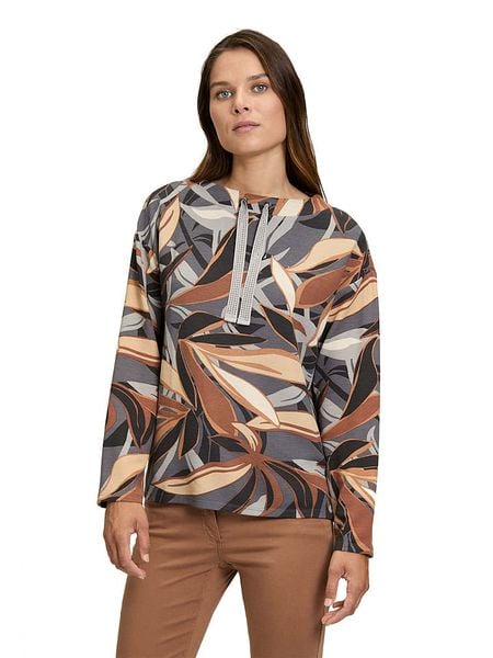 Betty Barclay Bluza w kolorze brązowo-szaro-beżowym rozmiar: 36. Brązowe bluzy Betty Barclay, bez wzorów, bez kaptura. Za 118,84 zł.