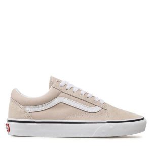 Tenisówki Vans. Brązowe trampki Vans, bez wzorów, bez zapięcia. Za 239,99 zł.