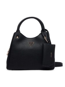 Guess Torebka Lorella HWBG23 06220 Czarny. Czarne kuferki Guess, z aplikacjami, ze skóry, bez dodatków. Za 584,99 zł.