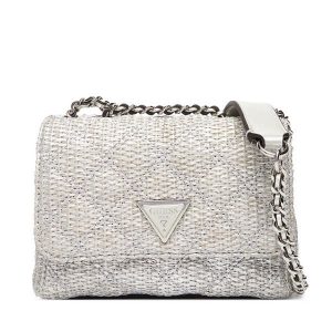 Torebka Guess. Szare torebki klasyczne Guess, z aplikacjami, bez dodatków. Za 329,99 zł.