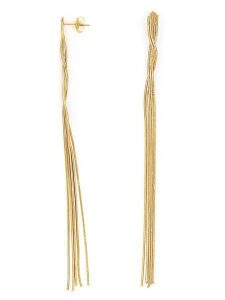 MOODE Kolczyki-wkrętki "Eugenie" rozmiar: onesize. Żółte kolczyki MOODE, ze stali. Za 43,99 zł.