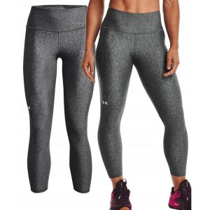 Legginsy sportowe dla kobiet Under Armour HG Armour Hirse 7/8 NS. Szare legginsy Under Armour, bez wzorów. W wyprzedaży za 159,99 zł.