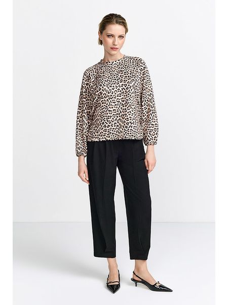 Rich & Royal Bluza w kolorze beżowym rozmiar: 40. Brązowe bluzy Rich & Royal, bez wzorów, bez kaptura. Za 162,49 zł.