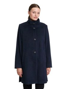 Betty Barclay Płaszcz w kolorze granatowym rozmiar: 48. Niebieskie płaszcze Betty Barclay, bez wzorów, z wełny, bez kaptura. Za 347,99 zł.