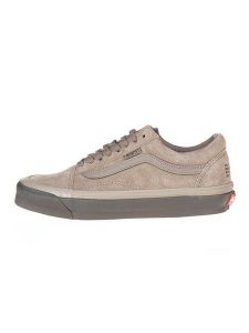 Vans Skórzane sneakersy w kolorze jasnobrązowym rozmiar: 36. Brązowe trampki Vans, bez wzorów, z materiału, bez zapięcia. Za 171,68 zł.