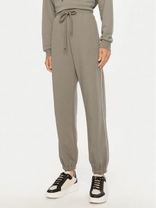 Max Mara Leisure Spodnie dresowe Pirano 2426786088 Beżowy Regular Fit. Brązowe spodnie dresowe Max Mara Leisure, s, bez wzorów, z dresówki. Za 449,99 zł.