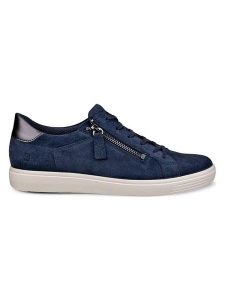 Ecco Skórzane sneakersy "Classic" w kolorze granatowym rozmiar: 42. Niebieskie trampki ecco, bez wzorów, bez zapięcia. Za 295,99 zł.