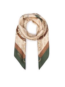Guess Chusta AW5682 POL90 Beżowy. Brązowe apaszki i chusty Guess, z aplikacjami, z poliesteru. Za 194,99 zł.