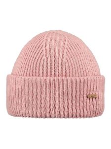 Barts Czapka "Karlini" w kolorze jasnoróżowym rozmiar: onesize. Różowe czapki Barts, bez wzorów, prążkowane. Za 105,38 zł.