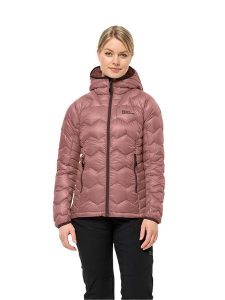 Jack Wolfskin Kurtka puchowa w kolorze jasnoróżowym rozmiar: XS. Różowe kurtki Jack Wolfskin, xs, bez wzorów, z materiału, bez kaptura. Za 417,28 zł.