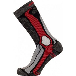 Skarpety sportowe z wełny merino dla dorosłych Apasox Marmolada. Czerwone skarpetki APASOX, bez wzorów, z lycry. Za 108,95 zł.