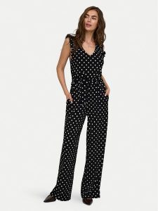 ONLY Kombinezon Tina 15374983 Czarny Regular Fit. Czarne kombinezony ONLY, s, bez wzorów, z syntetyku, bez kołnierzyka, bez ramiączek. Za 199,99 zł.