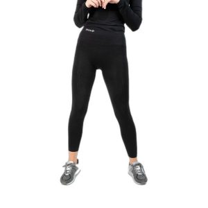 Legginsy damskie Izas Jasper. Czarne legginsy Izas, bez wzorów, ze skóry. Za 139,09 zł.