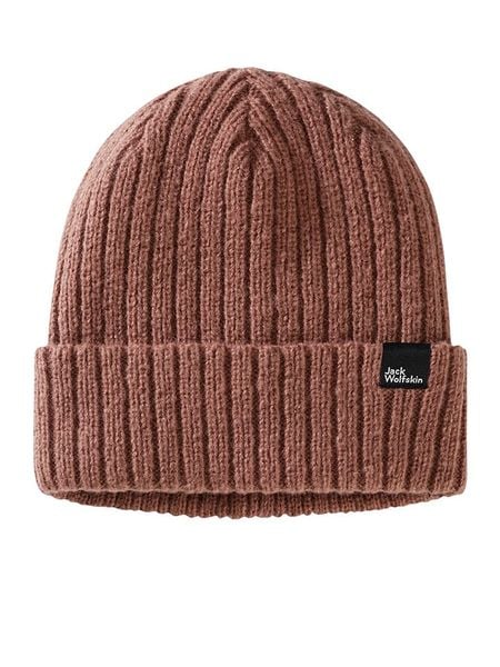 Jack Wolfskin Czapka beanie "Cushy" w kolorze jasnoróżowym rozmiar: S. Różowe czapki Jack Wolfskin, bez wzorów, prążkowane. Za 61,60 zł.