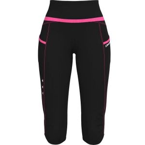 Damskie legginsy 3/4 Crazy Exit. Czerwone legginsy Crazy, bez wzorów, z materiału. Za 385,00 zł.