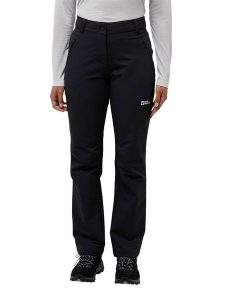 Jack Wolfskin Spodnie funkcyjne "Activate Thermic" w kolorze czarnym rozmiar: 34/R. Czarne spodnie dresowe Jack Wolfskin, bez wzorów, z materiału, outdoorowe. Za 307,46 zł.