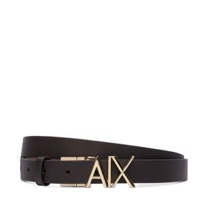 Pasek Armani Exchange. Brązowe paski Armani Exchange, bez wzorów. Za 329,99 zł.