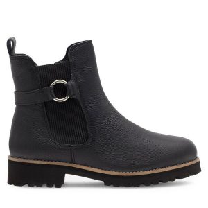 Botki Sergio Bardi. Czarne botki Sergio Bardi, bez wzorów, bez obcasa, na płaskiej podeszwie, bez zapięcia. Za 174,99 zł.