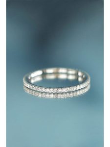 DIAMANTA Złoty pierścionek "Belle Alliance Tour Complet" z diamentami rozmiar: 56. Szare pierścionki DIAMANTA, z diamentem, złote. Za 1 044,32 zł.