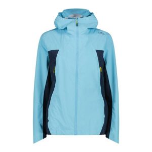 Damska kurtka z kapturem CMP. Niebieskie kurtki CMP, bez wzorów, z kapturem. Za 288,69 zł.