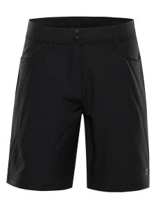 Alpine Pro Szorty softshellowe "Baka 2" w kolorze czarnym rozmiar: 40. Czarne spodenki sportowe Alpine Pro, bez wzorów, z materiału, outdoorowe. Za 144,58 zł.