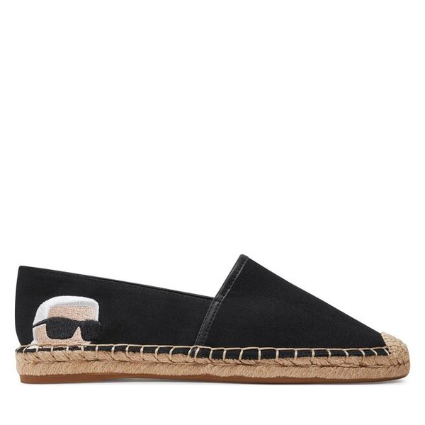 Espadryle KARL LAGERFELD. Czarne espadryle KARL LAGERFELD, bez wzorów, bez obcasa. Za 309,99 zł.