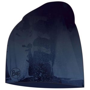 Czapka BUFF ECOSTRECH & POLAR BEANIE ATIV NAVY. Niebieskie czapki Buff, bez wzorów, z polaru, sportowe. Za 106,32 zł.