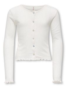 KIDS ONLY Kardigan "Salsa" w kolorze białym rozmiar: 158/164. Białe kardigany KIDS ONLY, z bawełny. Za 43,99 zł.