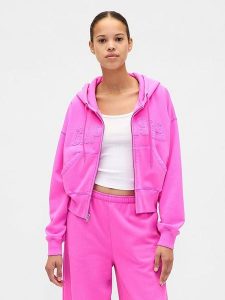 GAP Bluza w kolorze różowym rozmiar: L. Różowe bluzy GAP, l, bez wzorów, bez kaptura. Za 122,38 zł.