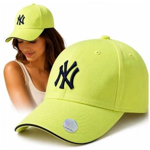 Czapka New York Yankees NY Żólta unisex Baseballówka Regulowana MLB. Żółte czapki NICEBIKE, bez wzorów, z bawełny, casualowe. Za 89,99 zł.