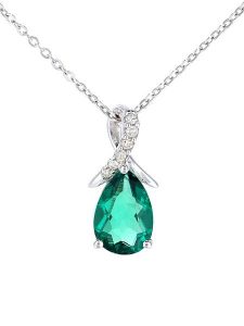 Revoni Złoty naszyjnik z diamentową zawieszką - dł. 46 cm rozmiar: onesize. Szare naszyjniki Revoni, z diamentem, złote. Za 1 187,99 zł.