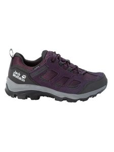 Jack Wolfskin Skórzane buty turystyczne "Vojo 3" w kolorze fioletowym rozmiar: 42. Różowe buty trekkingowe Jack Wolfskin, z materiału, bez zapięcia. Za 156,98 zł.