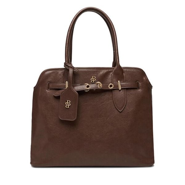 Torebka Badura. Brązowe torebki klasyczne Badura, bez wzorów, bez dodatków. Za 349,99 zł.