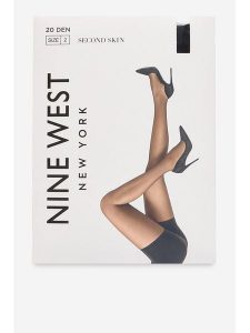 Nine West Rajstopy CEO-9WB-006-AW25 Czarny. Czarne rajstopy i pończochy Nine West, bez wzorów, z materiału. Za 19,99 zł.
